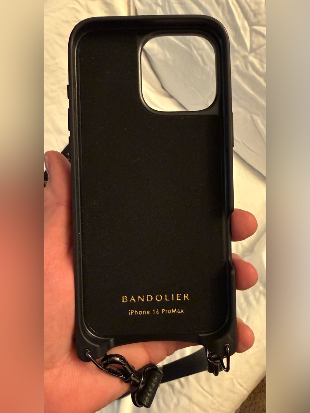 Never used! Bandolier iPhone16 Hailey Pebbled Leather Crossbody Case - Picture 2 of 5
